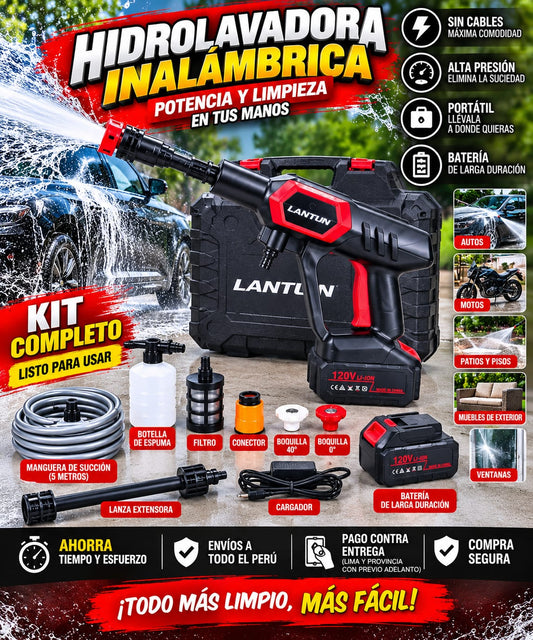 Hidrolavadora Inalámbrica